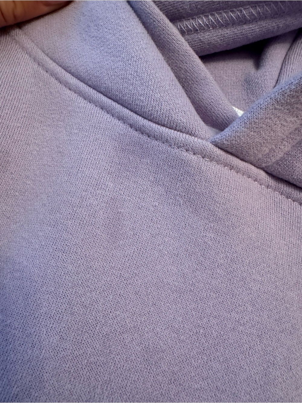Purple “For The Hope of It All” Pink Palm Puff Hoodie - Picture 6 of 7
